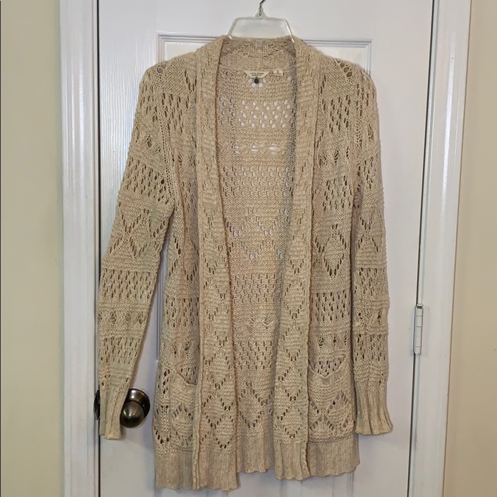Lucky Brand mid thigh cardigan